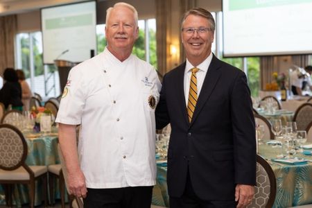 Greg and Chef at event